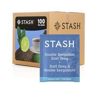 Stash Tea Double Bergamot Earl Grey Black 100 Count Box