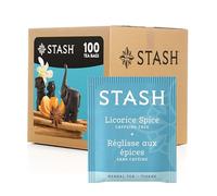 Stash Tea Licorice Spice Herbal Tea, 100 Count Box of Tea Bags in Foil
