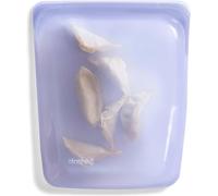 Stasher Borsa portaoggetti riutilizzabile in silicone, 1/2 gallone (lavanda), contenitore per la preparazione di pasti per alimenti, per pranzo, viaggi, trucco, palestra, freezer, forno, microonde,