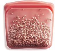 Stasher Borsa portaoggetti riutilizzabile in silicone, per sandwich (rosso) | Contenitore per la preparazione dei pasti | Borsa per pranzo, viaggi, trucco, palestra, freezer, forno, microonde