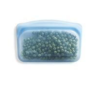 Stasher Borsa riutilizzabile in silicone platino per uso alimentare, blu (snack), riduce la plastica monouso, per cucinare, conservare, cucinare sotto vuoto o congelare,