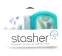 Stasher, borsa riutilizzabile tasca Stasher trasparente e acqua, 2 conteggio