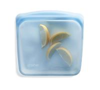 Stasher Sacchetto di immagazzinaggio riutilizzabile in silicone, sandwich (blu) | Contenitore per alimenti preparati | pranzo, viaggio, trucco, borsa da palestra | congelatore, forno,