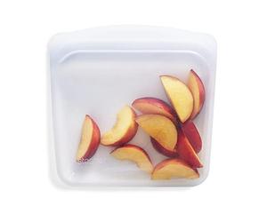 Stasher Sacchetto Trasparente in Silicone, Riutilizzabile, per Cucinare, Congelare, Conservare e Viaggiare, 19,05 X 19,05 cm