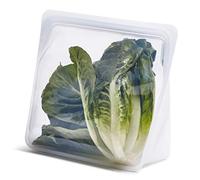 Stasher Stand Up Bag Mega (trasparente) | Sacchetti sandwich riutilizzabili per viaggi e cibo | Sacchetti in plastica con chiusura a zip | 24,1 cm x 27,9 cm x 3,8 cm / 3L