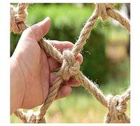 Stasy Rete da Arrampicata per Bambini, Rete Decorativa in Corda di Canapa per Parco Giochi Rete di Protezione per reti da carico in Rete Gigante da Gioco all'aperto(Size:1X2M(3X7FT))