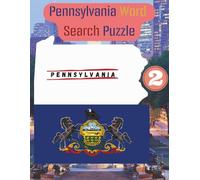 State-by-State Word Search: Pennsylvania Word Search Puzzle, The Keystone State the 2nd state of the USA / 8.5 x 11" 132 Pages: Fun and educational ... US State word search activity puzzle book