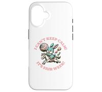 State Fair Bunny Rabbit Non riesco a mantenere la calma è una settimana giusta Custodia per iPhone 16