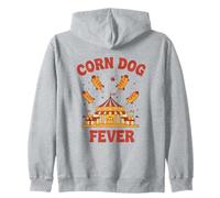 State, Fair Corndogs Lover Vintage Foodie Design Felpa con Cappuccio