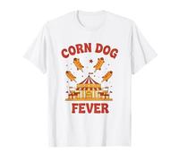 State, Fair Corndogs Lover Vintage Foodie Design Maglietta