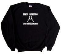 State indietro Sono uno scienziato Felpa Simpatica