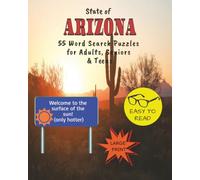 State of Arizona Word Search Puzzles