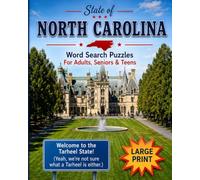 State of North Carolina Word Search Puzzles
