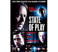 State Of Play (DVD) Crowe Affleck B. Mcadams Mirren Penn Bateman Daniels