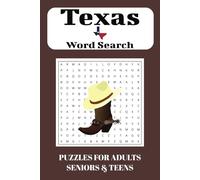 State of Texas Word Search Puzzle Book: Word Search Puzzles with Easy to Read Print about the State of Texas, Horses, Cowboys, Rodeo | 6x9 inches, 110 ... road trips, camping, flights, and free time.
