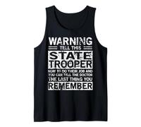 State Trooper Apparel - Simpatico Design Divertente dei Soldati Canotta
