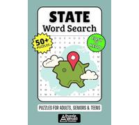 State Word Search Puzzle Book: 50+ Fun & Easy-to-Read Puzzles Exploring Governance, Patriotism & National Pride, Gift for History Buffs & Citizens, Adults, Seniors & Teens