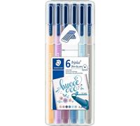 Statedtleler Tripus Color 323 Confezione da 6 pennarelli punta fine - 1 mm circa - inkjet a base acqua - colori assortiti - Col NEW