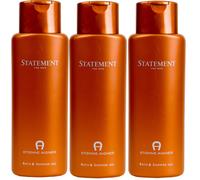 Statement Gel Doccia 3 X 500ml Doccia Gel per Uomo Etienne Aigner Bagno &