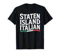 Staten Island Italia New York Bandiera Italia Immigrant Pride Maglietta