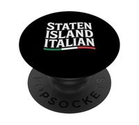 Staten Island Italia New York Bandiera Italia Immigrant Pride PopSockets PopGrip Adesivo