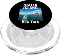 Staten Island New York City Souvenir Statua della Libertà USA PopSockets PopGrip per MagSafe
