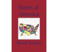 States of America Word Search: Explore America One Word at a Time | 6x9 inches, 100 pages | 50 Puzzles