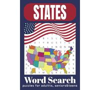 States Word Search Puzzle Book: Word Searches with Easy-to-Read Print about US States, Capitals, Landmarks and More | 6x9 inches, 110 pages | 50+ ... for Vacation, Holidays, and Relaxing Times.