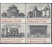 Stati Uniti 1500-1503 Quartina (Completa Edizione) MNH ** MNH 1981 American Architettura (III) (Francobolli per i Collezionisti)