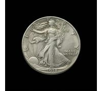 Stati Uniti 1918-p Mezzo Dollaro Walking Liberty Copia Moneta Tagli UnicaRame