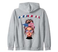 Stati Uniti d'America, Bandiera Americana, Ragazza USA, Donne Americane Ragazze Felpa con Cappuccio