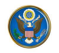 Stati Uniti Eccezionale Sigillo Obverse Spilla