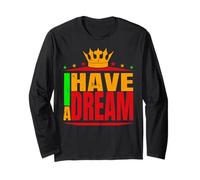Stati Uniti I Have A Dream Graphic Black History Month King Day 1963 Maglia a Manica