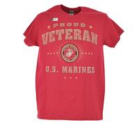 Stati Uniti Marines Corps Usmc Orgoglioso Anziani Militare Rosso T-Shirt Tee S