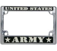 Stati Uniti Militare Targa Telaio Porta, Cromo - 18.4cm x 12.7cm