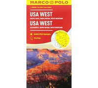 Stati Uniti occidentali, costa del Pacifico 1:2.000.000
