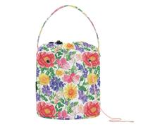 Stati Uniti Rose Beauty Summer Crochet Filato Bag Crochet Hook Storage con fori Craft Bag per Crochet Carrier Storage Organizer