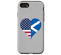 Stati Uniti Scozia Bandiera di Orgoglioso Scozzese Americano Custodia per iPhone SE (2020) / 7 / 8