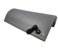Static Care - Tappetino antifatica ESD per stazioni di lavoro, antistatico, collegamento a terra con kit a scatto e cavo di terra, 5,5 x 3 cm, colore: Grigio