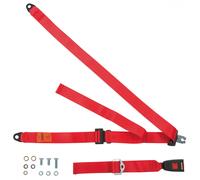 Statica Posteriore Sedile Cintura per Vauxhall Viceroy Estate 1978-1983 Rosso