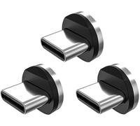 Statik Connettore magnetico USB-C per cavo di ricarica magnetico, confezione da 3 adattatori USB-C per cavo di ricarica, si aggancia facilmente in posizione, compatibile con tutti i dispositivi di