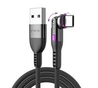 Statik PowerPivot Cavo USB a USB C Fast Charging - 360 Rotating Head USB C Charger Cable, 15 W USB to C Cable Fast Charging, Data Transfer USB Charger Cord Type C Cable, USB A to USB C Cable 3FT/1M