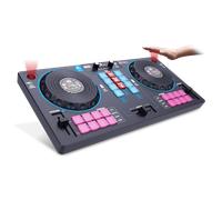 Station Mixer 14in1 - Diventa il Re della Festa con la Console DJ: Mixer e Remixer con 16 Loop Audio, Collegamento a Dispositivi, 2 Giradischi con Scratch, Bass Booster e Effetti Sonori - Goditi un'Es