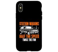 Station Wagon metà della velocità due volte il vagone divertente Custodia per iPhone X/XS