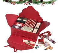 Stationery Advent, Christmas Calendar with 24 Days, Diary Supplies for Students, Creative Design, Reusable Feature, Desk Tool, Holiday Accessory for Classroom 13.39x9.45x3.54 Inches