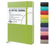STATIONERY ISLAND Quaderni a Quadretti A5 - Bullet Journal Puntinato, 180 Pagine Taccuino, Notebook Quaderno Appunti 120gsm. Quadernino Per Agendina, Studio, Viaggi, Diario e Progetti. (Mela)