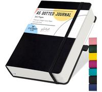 STATIONERY ISLAND Taccuino Puntinato A5, Bullet Dotted Journal Puntinato 360 pagine, Notebook Quaderno Appunti a pois Carta Spessa da 100gsm, Copertina Rigida, Portapenne, Tasca Interna, 2 Segnalibri