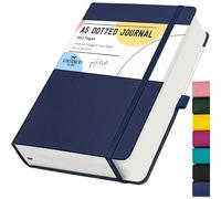 STATIONERY ISLAND Taccuino Puntinato A5, Bullet Dotted Journal Puntinato 360 pagine, Notebook Quaderno Appunti a pois Carta Spessa da 100gsm, Copertina Rigida, Portapenne, Tasca Interna, 2 Segnalibri