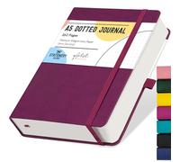 STATIONERY ISLAND Taccuino Puntinato A5, Bullet Dotted Journal Puntinato 360 pagine, Notebook Quaderno Appunti a pois Carta Spessa da 100gsm, Copertina Rigida, Portapenne, Tasca Interna, 2 Segnalibri