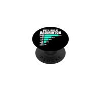 Statistiche Divertenti Scuse Why I Lose At Badminton PopSockets PopGrip Adesivo